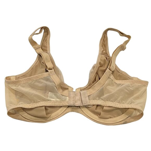 Wacoal 855225 Stark Beauty Beige Lace Underwire Bra Size 34D - Picture 3 of 5